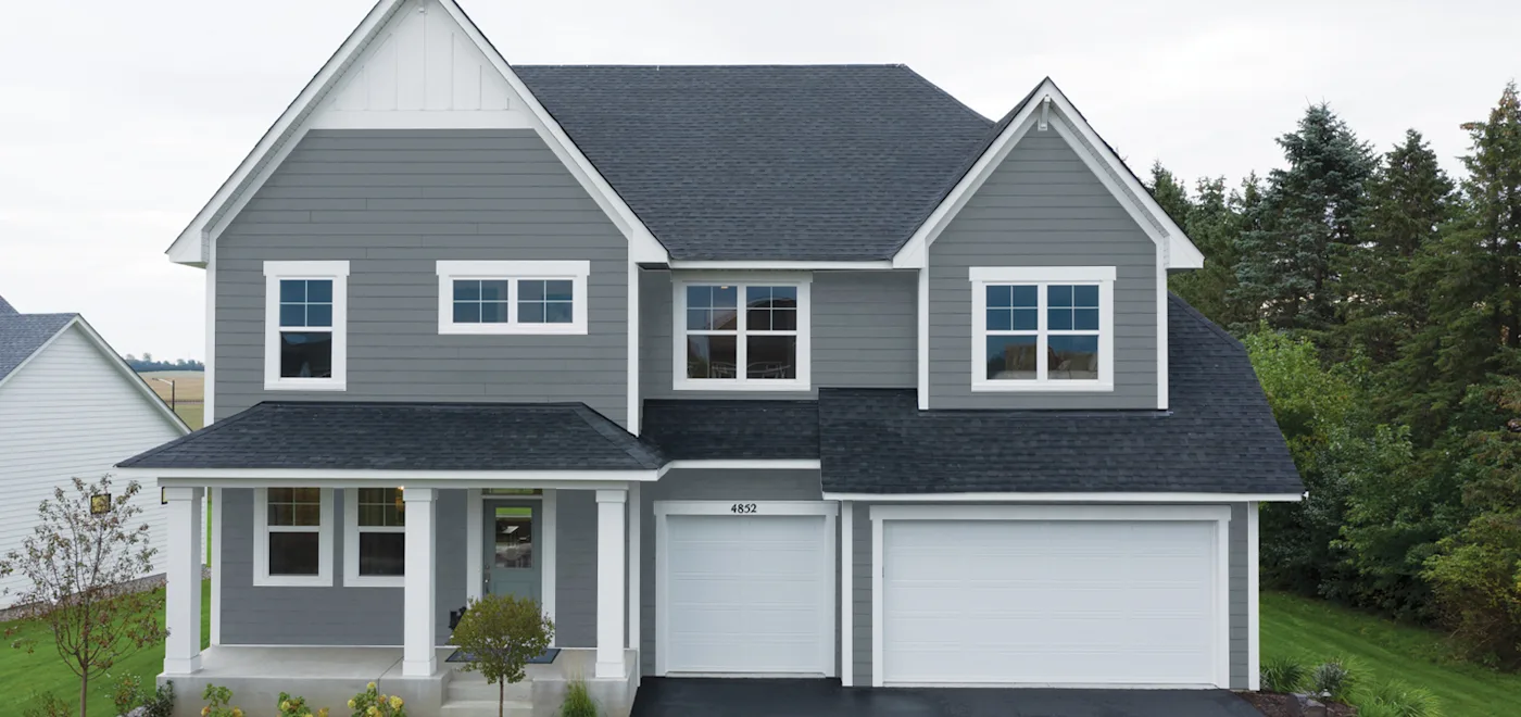 LP ExpertFinish Colors On Real Homes in Summit Blue