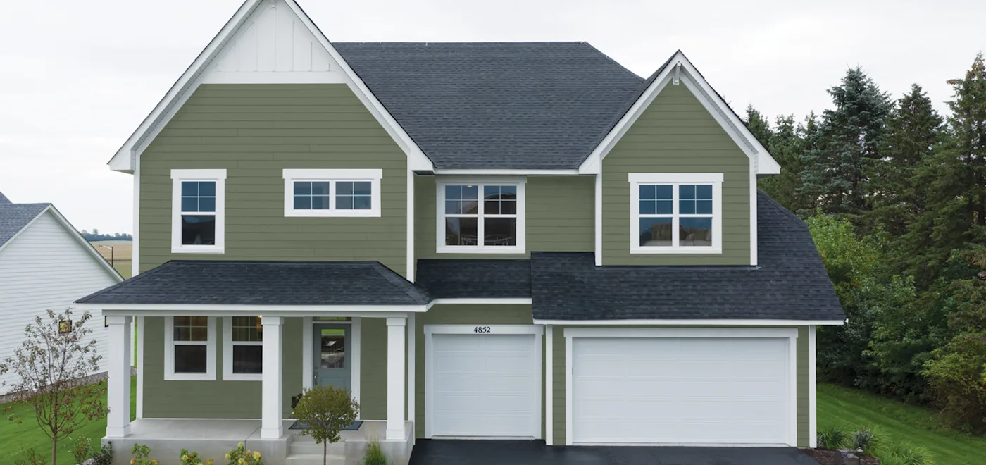 LP ExpertFinish Colors On Real Homes in Garden Sage