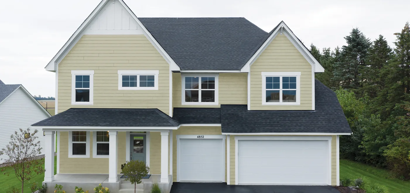 LP ExpertFinish Colors On Real Homes in Prairie Clay