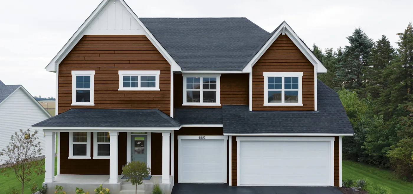 LP ExpertFinish Colors On Real Homes in Aged Amber