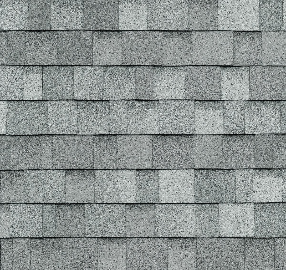 IKO Dynasty® Frostone Grey shingle swatch