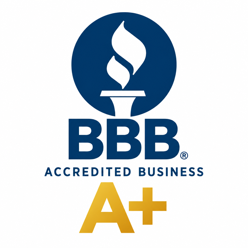 BBB Accredited Business A+ Rating